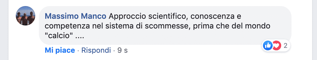 approccio scientifico conoscenza e competenza nel sistema di scommesse prima che del mondo del calcio