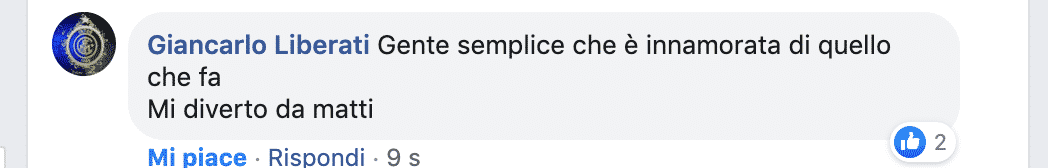 gente semplice che e innamorata di quello che fa mi diverto da matti