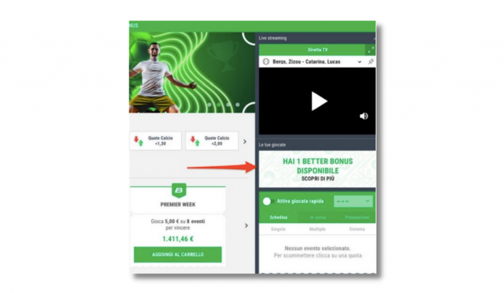 better bonus disponibile