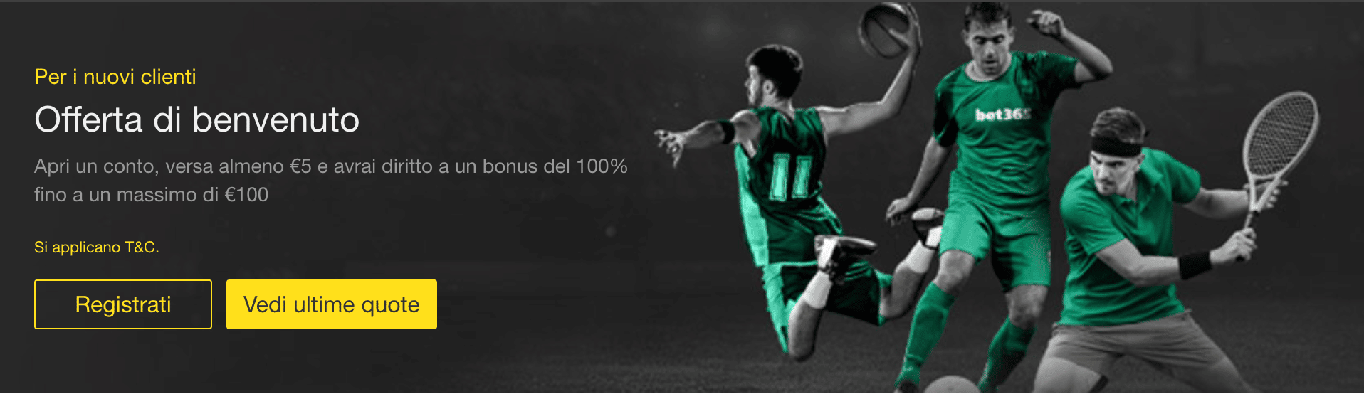 bonus scommesse bet365