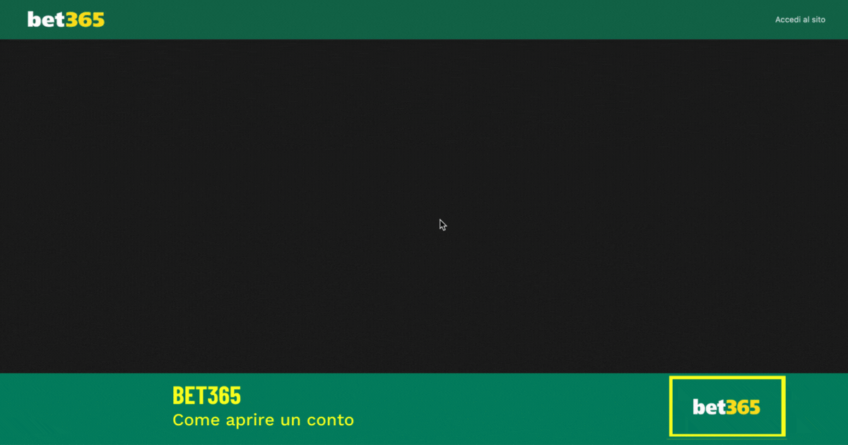 bet365 come aprire un conto
