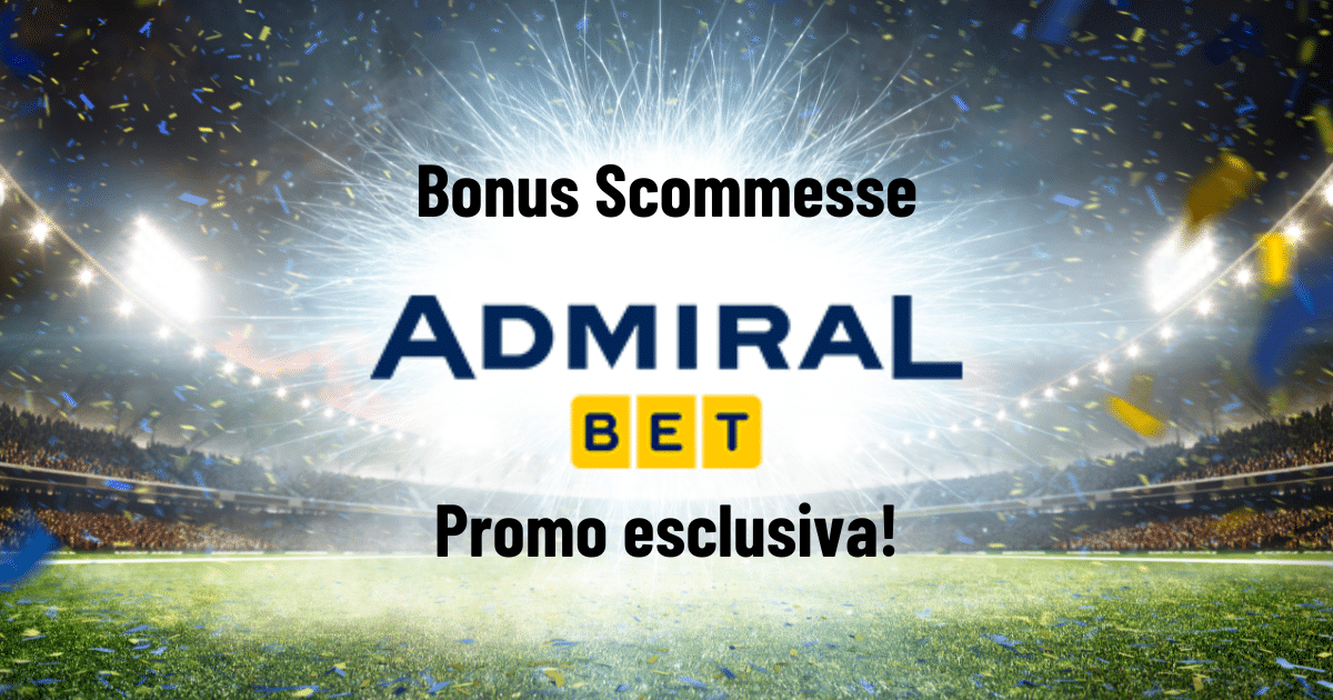 Bonus scommesse admiralbet