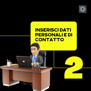 omino che inserisci i dati personali per la registrazione a snai