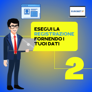 step 2 esegui la registrazione fornendo i tuoi dati