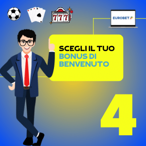 step 4 scegli il tuo bonus di benvenuto