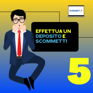 step 5 effettua un deposito e scommetti