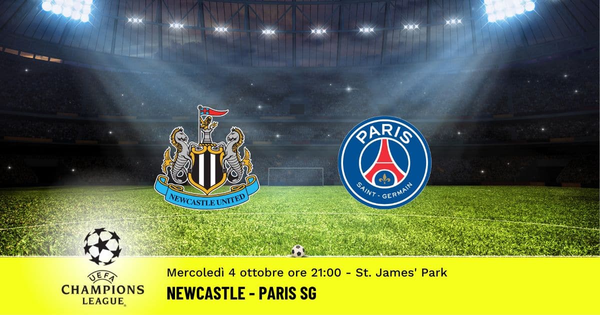 newcastle-paris-champions-league-4-ottobre-2023 newcastle-paris-champions-league-4-ottobre-2023