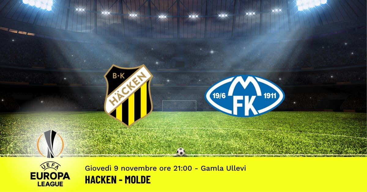 hacken-molde-europa-league-9-novembre-2023 hacken-molde-europa-league-9-novembre-2023