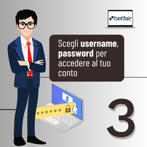 step 3 Scegli i dati di accesso