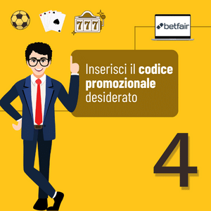 step 4 Assicurati di selezionare il codice promozionale desiderato