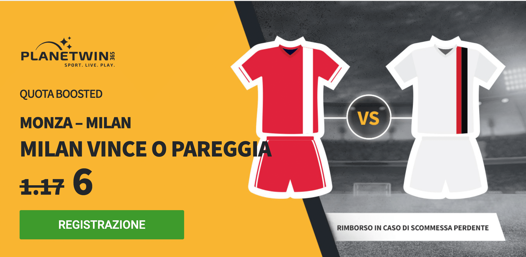 monza milan quota maggiorata planetwin365 x2 a 6
